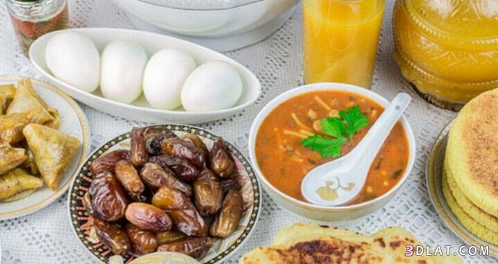 أفضل الأطعمة التي يمكن تناولها في شهر رمضان المبارك من الإفطار حتى السحور