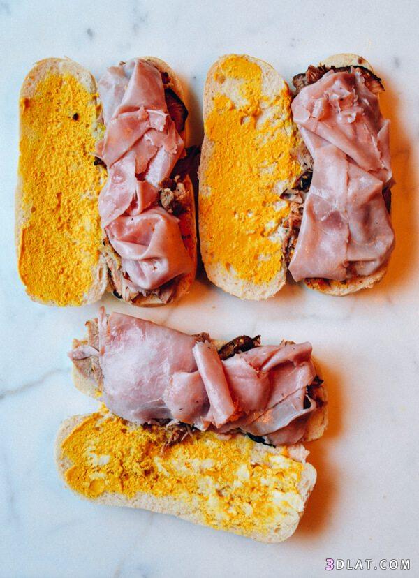 ساندوتش اللحوم الباردة بالصور,طريقة عمل ساندوتش اللحوم الباردة,حضري للرحلا