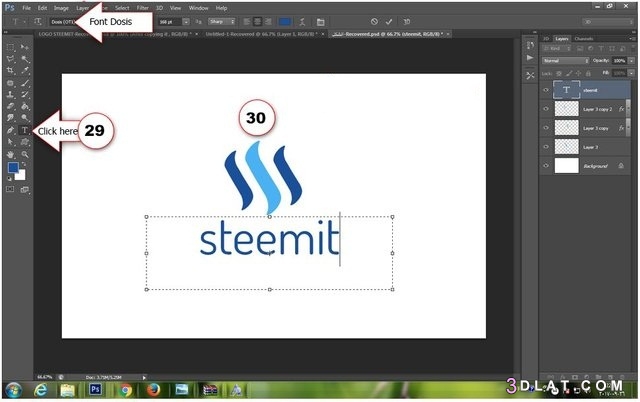 درس مصور لتصميم شعار steemit ببرنامج فوتوشوب , كيفية تصميم شعار بالفوتوشوب