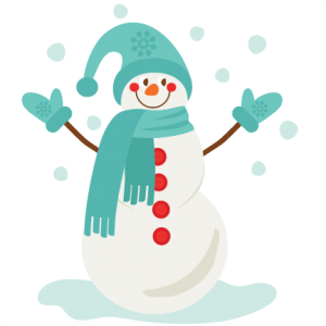 سكرابز للشتاء , سكرابز للتصميم حصري , سكرابز بدون تحميل , رجل الثلج بخلفيه شفافه