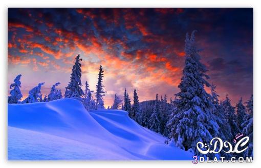 صور من الطبيعه الساحره لفصل الشتاء , صور ثلوج طبيعيه رائعه , أجمل المناظر الطبيعيه