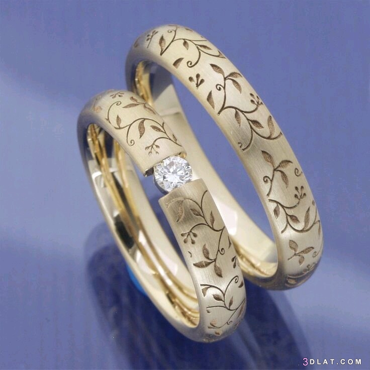دبل زواج للعروسين من الذهب ، اجدد تصاميم دبل الخطوبه والزواج للعروسين 2024،