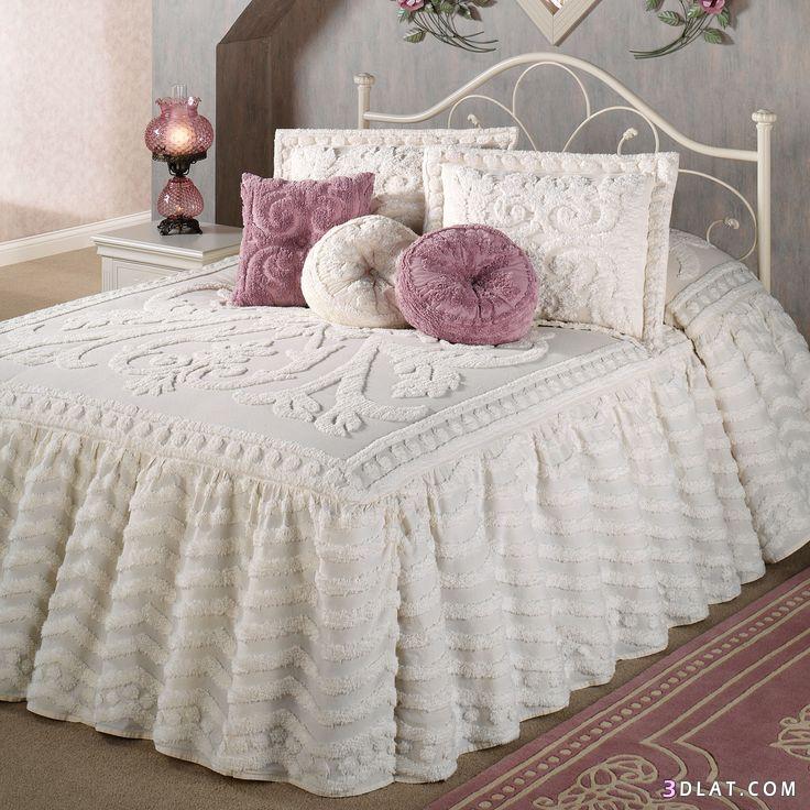 اروع مفارش سرير للعرايس2024 , غطاء سرير للعروس 2024,مفارش سرير مميزة للعروس