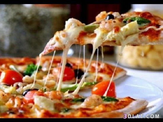طريقة عمل عجينة البيتزا ,أسهل طريقة لعمل عجينة البيتزا ,كيفية تحضير البيتزا