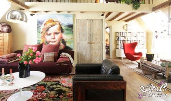 الديكور الفرنسي الريفي البسيط لبيت ينعم بالهدوء , تصاميم شركة "Airbnb" الفرنس