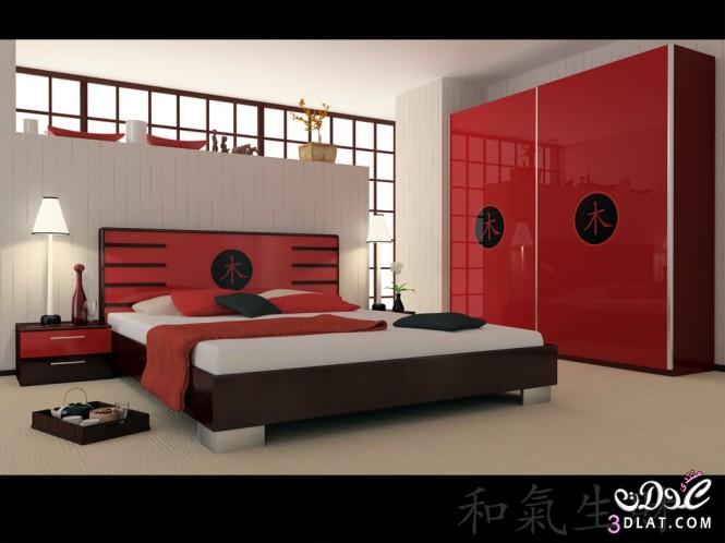 غرف نوم باللون الاحمر ديكورات غرف نوم حمراء Red Bedrooms