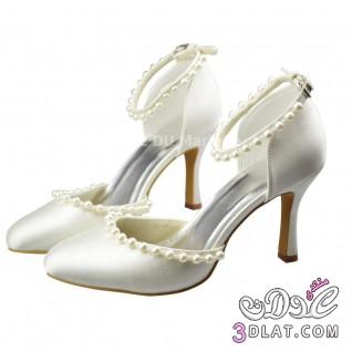 احذية راقية للعرايس,بالصور حذاء عروس مميز2024,مجموعة انيقة من احذية العروس للفرح