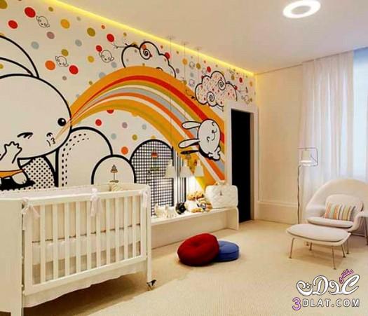 تصاميم غرف اطفال حديثي الولاده غرف نوم اطفال مودرن 2024 غرف نوم اطفال 2024