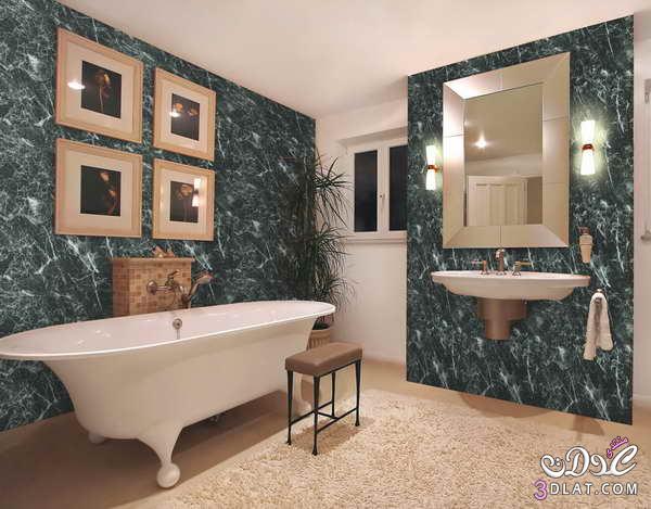 ديكورات شيك للحمامات، beautiful designs for bathrooms ، أجمل الديكورات للحمامات