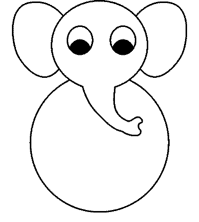 رسم فيل خطوه بخطوه كيفية رسم فيل وتلوينه لحبايبنا الصغار