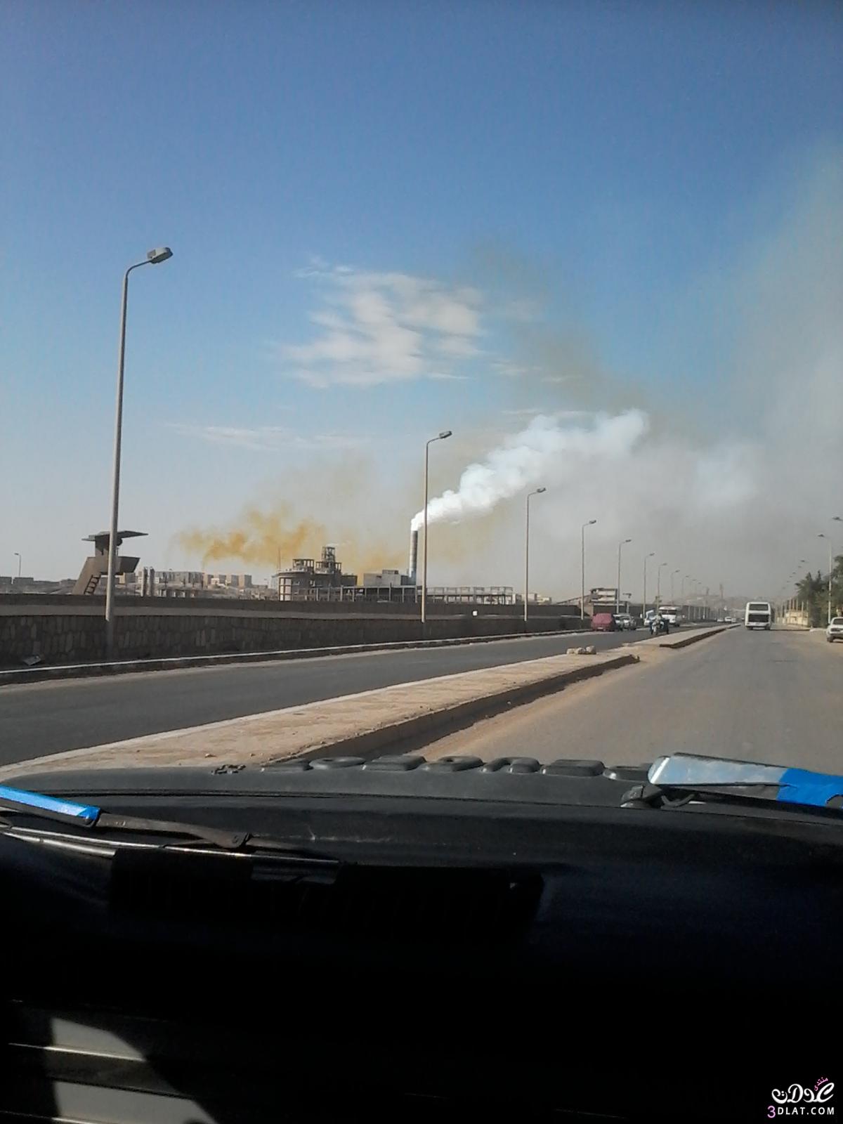 دخان,صور دخان المصانع,صور للدخان المتصاعد من مصنع كيما بعدستي