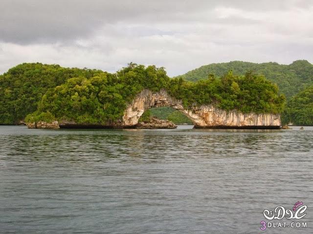 صور رائعة لجزر الصخرة في بالاو