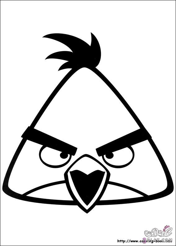 رسومات تلوين Angry Birds