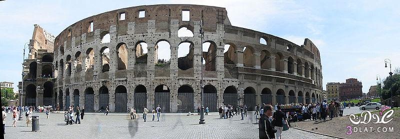 مبني  كولوسيوم في  روما.... عاصمة إيطاليا