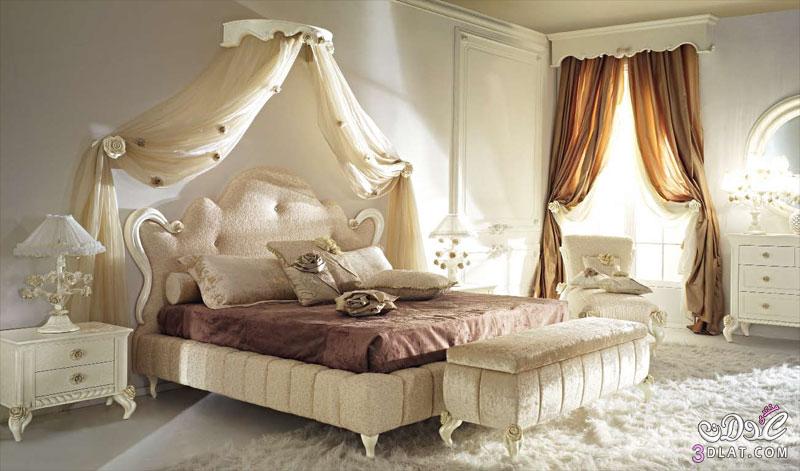 ديكورات غرف نوم روعة ديكور غاية بالفخامة لغرف نوم على الطراز الفرنسى