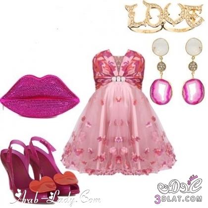 كولكشن باللون الوردي ملابس انيقة باللون الوردي تشكيلة جميلة من الملابس باللون ال