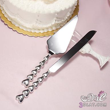 سكاكين تقطيع تورتات الافراح 2024 من الفضة,فضيات سرفزة حلويات الافراح,Cake Knife