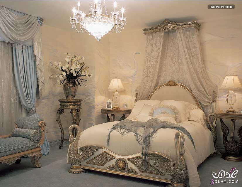 غرف نوم كلاسيكية جميلة , اروع غرف النوم موديل 2024