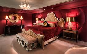 غرف نوم رومانسية2024 غرف نوم 2024 للعرائس 2024 اوض نوم رومانسية باللون الاحمر