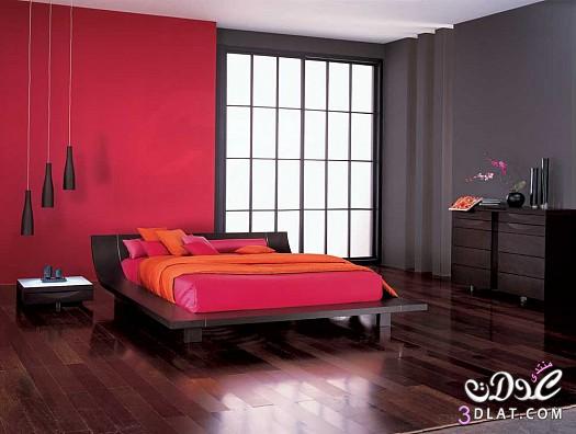 غرف نوم رومانسية حمراء , غرف نوم حمراء , أوض نوم باللون الأحمر , غرف نوم 2024 ,
