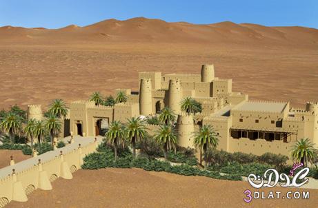 قصر وسط الصحراء
