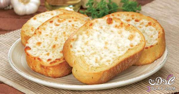 الخبز بالثوم و الجبن طريقة اعداد الخبز بالثوم و الجبن