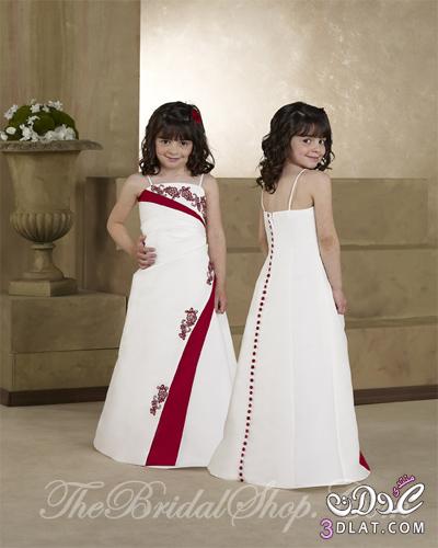 تشكيلة كبيرة من الفساتين البيضاء للاطفال 2024 اجمل فساتين افراح للبنات الصغار 20