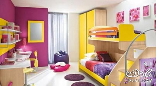 غرف نوم أطفال غرف نوم اطفال سرير طابقين غرف نوم جميلة للاطفال