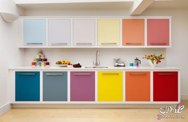 اروع المطابخ الملونة مجموعة من ديكورات المطابخ الملونة تصاميم مطابخ بالوان جميلة