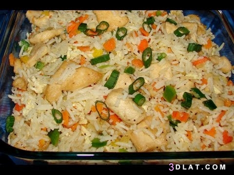 طرق لعمل أرز بالخضار والدجاج ،طرق رائعة و مميزة لتحضير الأرز بالخضار والدجا