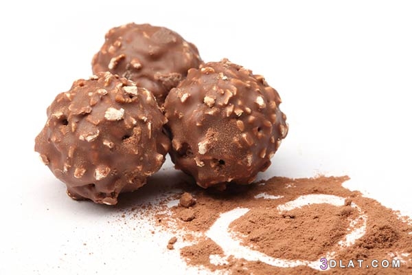 طريقة عمل كرات جوز الهند، وطريقة تحضيركرات شوكولاتة النوتيلا بالبندق اللذيذة 3dlat.com_13_19_d425_c0c4bd160c8f1
