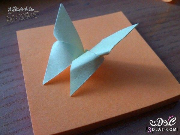 طريقة عمل فراشة بالورق Amazing Paper Butterfly Tutorial