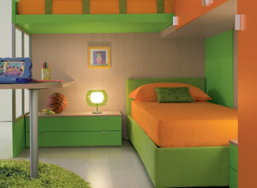 غرف نوم اطفال مودرن 2024 , اجمل غرف نوم اطفال للمساحات الصغيره 2024