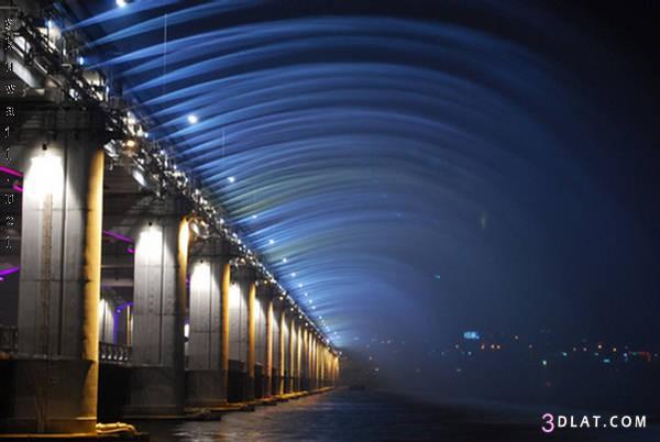 جسر النافورة فى كوريا الجنوبية