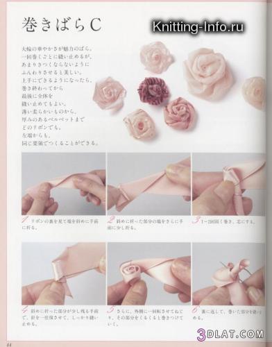 طرق مختلف لعمل الورد بالقماش( مراحل بالصور)