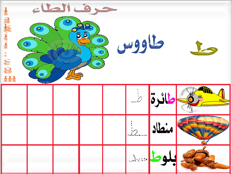 رد: حروفنا العربية هديتي لحبايبنا الاطفال الحلوين الجزء الأول