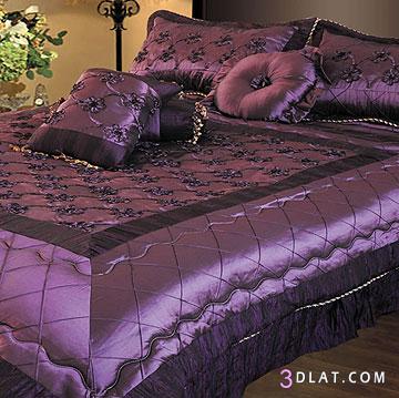 مفارش سرير موف - مفارش سرير باللون الموف - مفارش سرير  للدلوعات باللون البنفسجى