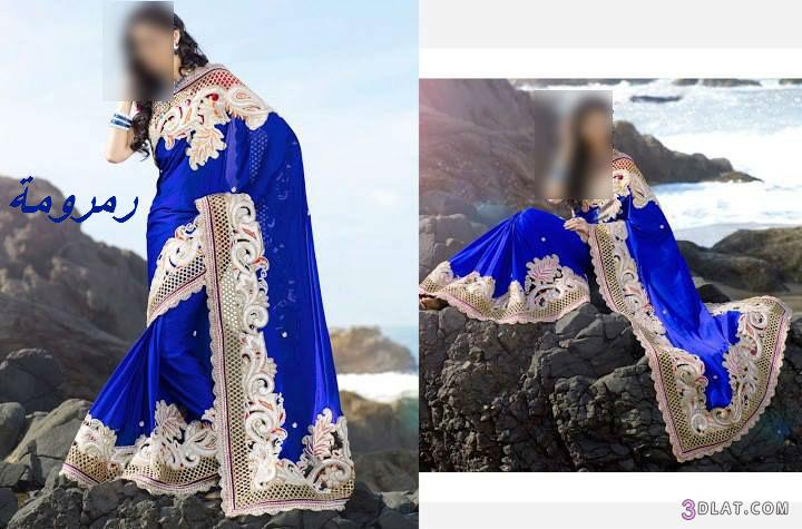 أزياء هندية مطرزة على أقمشة ملونة بألوان الصيف 2024 رووعة