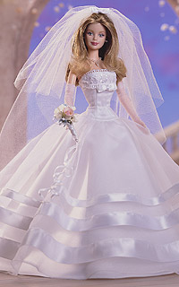 فساتين زفاف باربى 2024...... باربى عارضه ازياء لفساتين زفاف 2024