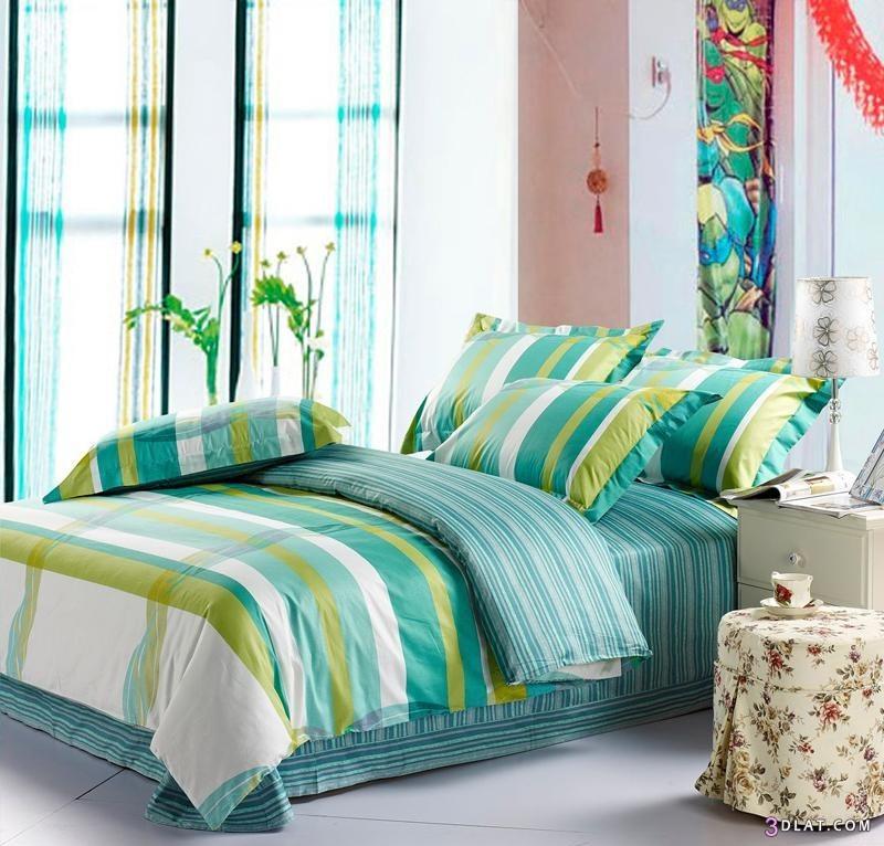موديلات راقية ومتنوعة من أغطية السرير 2024,أغطية بالألوان الهادئة والناعمة