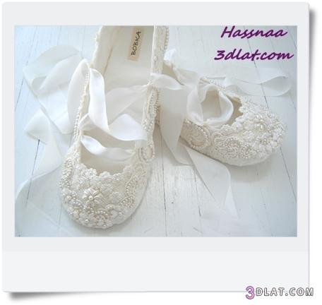 احذية فخمة للعروس,Flat lace wedding shoes,احذية زفاف مميزة وانيقة 2024,تصميمات