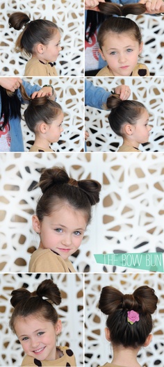 تسريحة شعر للأطفال بالخطوات المصورة,فورمة جميلة وانيقة