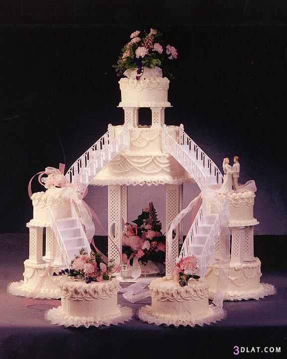 تورتات زفاف فخمة,اروع تشكيلة لكيكات الأفراح,تصميمات كيكة الزفاف بشكل خرافى