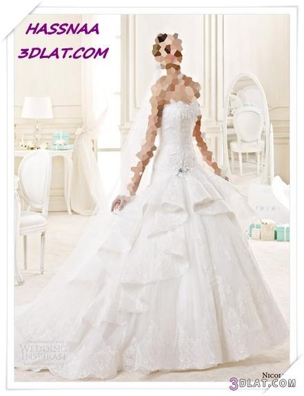 صور احدث موديلات وتصاميم فساتين الزفاف Wedding Dresses فساتين افراح فساتين رقيقة