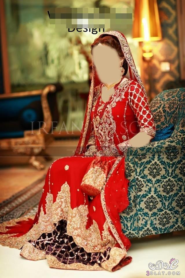 رد: فستان حنتك على الطراز الباكستاني Pakistani bridal dress - فساتين حنة باكستاني