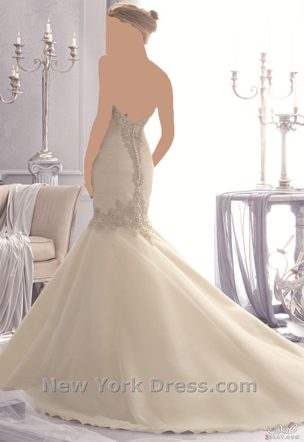 اقوي فساتين زفاف  اوف  وايت لعروس العيد 2024-2024