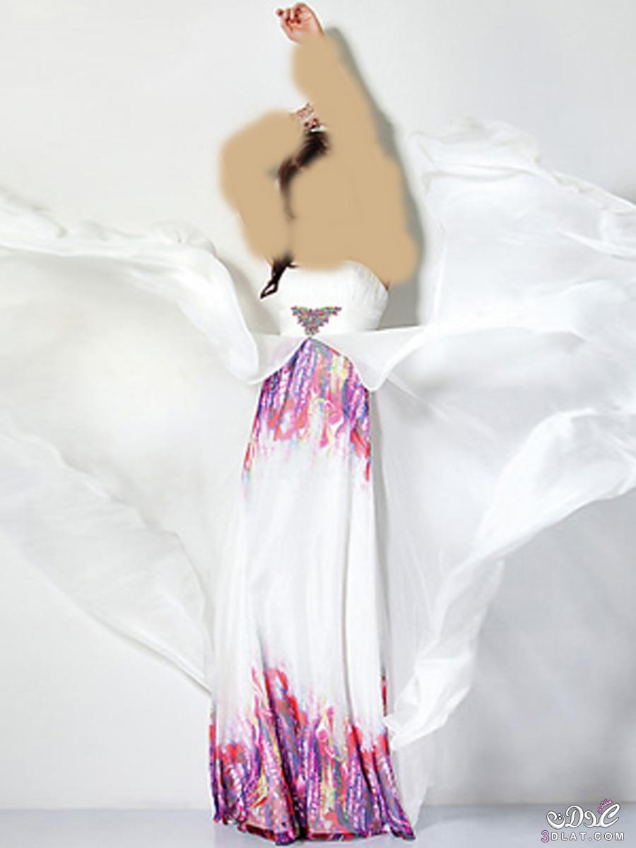 نقشات فستاني بكل الألوان تديني بهجة وحنان - فساتين مطبوعة طويلة 2024 - Printed dress