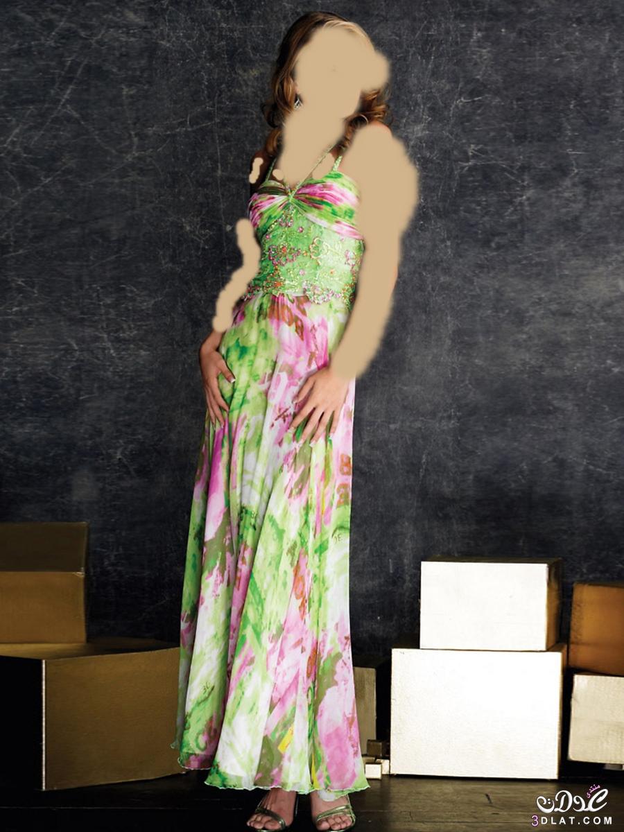 نقشات فستاني بكل الألوان تديني بهجة وحنان - فساتين مطبوعة طويلة 2024 - Printed dress