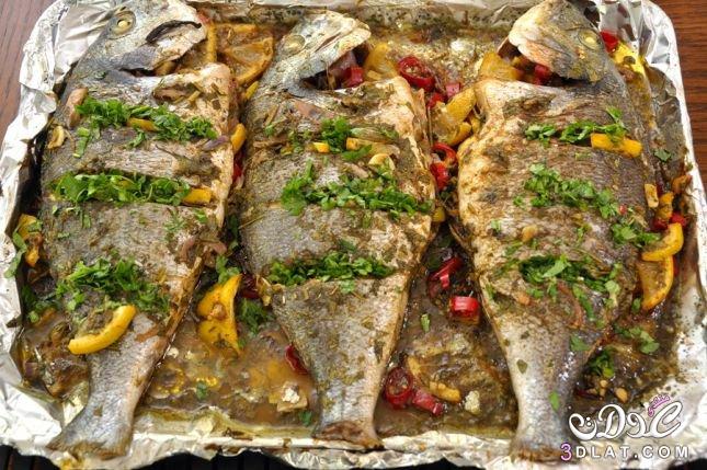 وصفة السمك المشوي على طريقة منال العالم ... وصفة شهية وسهلة التحضير