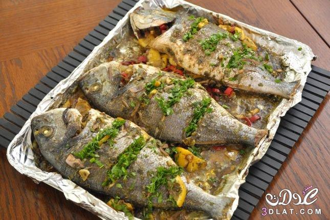 وصفة السمك المشوي على طريقة منال العالم ... وصفة شهية وسهلة التحضير